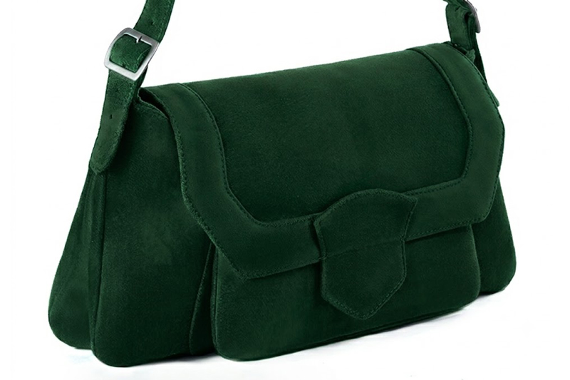 Handcrafted women's luxurious elegant handbag in premium forest green leather. Perfect for elevated everyday style.   
                Choose from our luxurious collections of leather and fabric to perfectly match your handbags to your outfits.